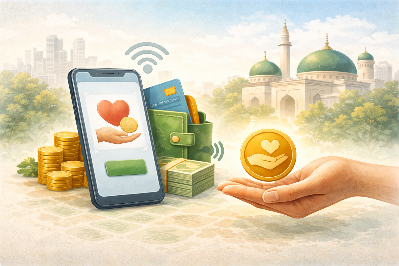 fintech, solusi dan sedekah digital