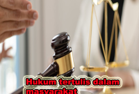 hukum tertulis