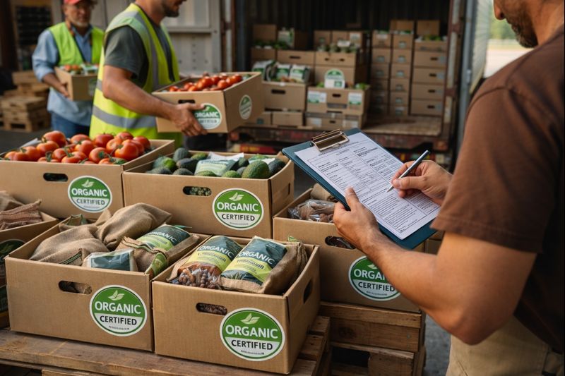 sertifikat organik untuk ekspor internasional
