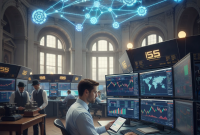 Perkembangan pasar saham dari era klasik hingga sistem perdagangan digital modern.