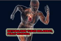 METABOLISME TUBUH MELAMBAT, PERLU WASPADA