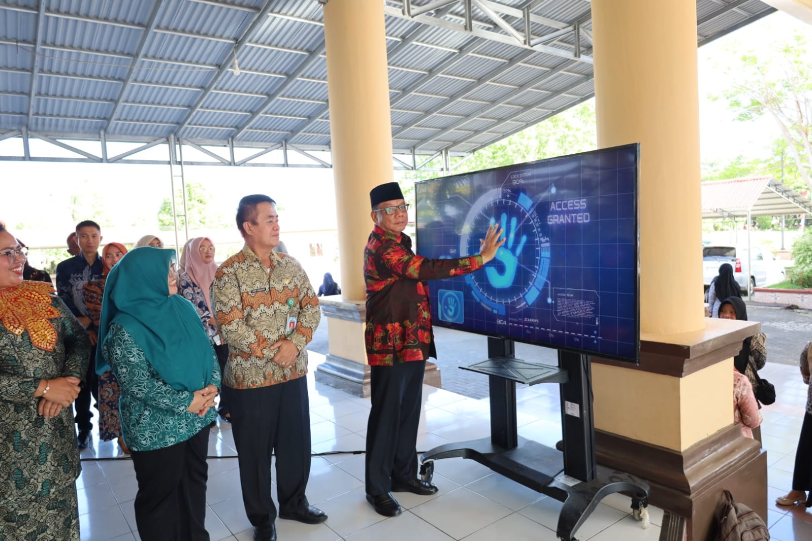 sekretaris daerah launching aplikasi sikat